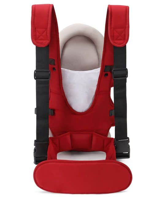 Baby Cuddle Up 3 Way Baby Carrier - Red-5144