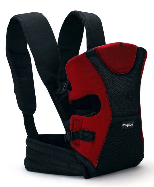 Baby Kangaroo Pouch 3 Way Baby Carrier - Red & Black-5130