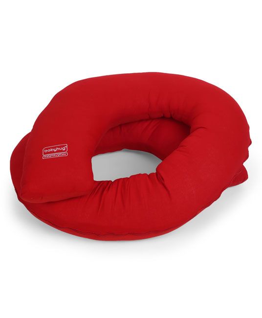 Baby C Shape Maternity Pillow - Red-5567