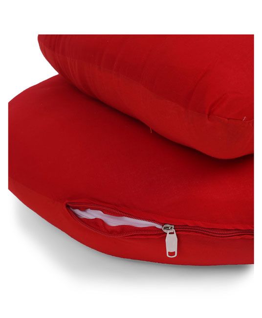 Baby C Shape Maternity Pillow - Red-5570