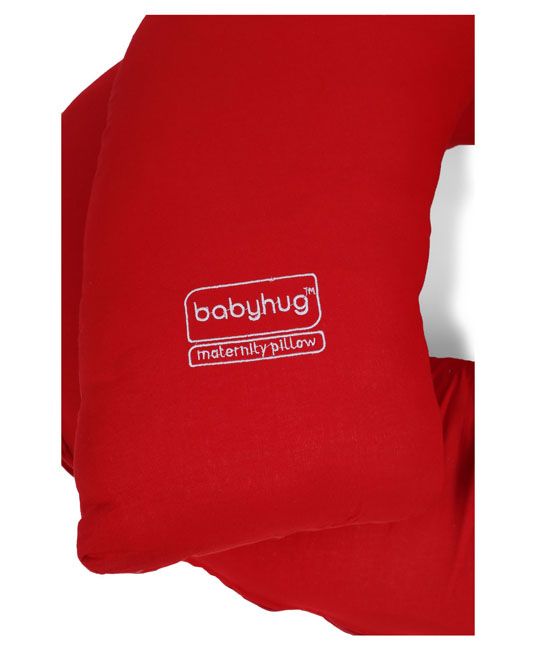 Baby C Shape Maternity Pillow - Red-5571