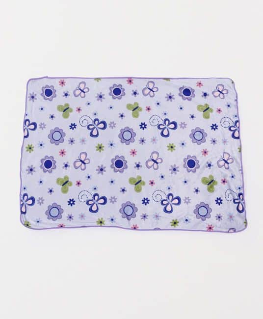 Baby Sherin & Poly Wool Blanket Butterfly Print (Color May Vary)-2940