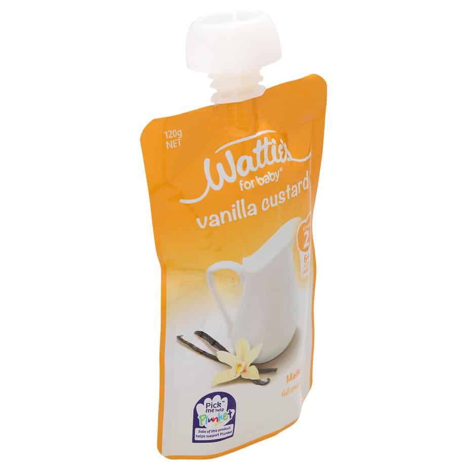 Wattie's Baby Food 120g Pouch (Stage 2) - Vanilla Custard-0