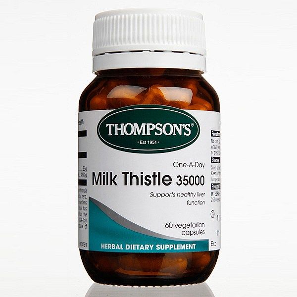THOMPSONS Milk Thistle 35000 OneADay 60cap-0