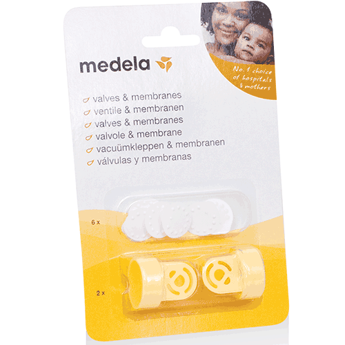 Medela Valves & Membranes ( 2x valve heads & 6x membranes)-0