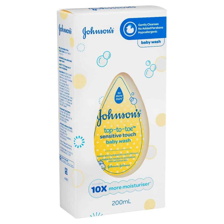 Johnson's Top-to-Toe Sensitive Touch Wash 200mL-1220