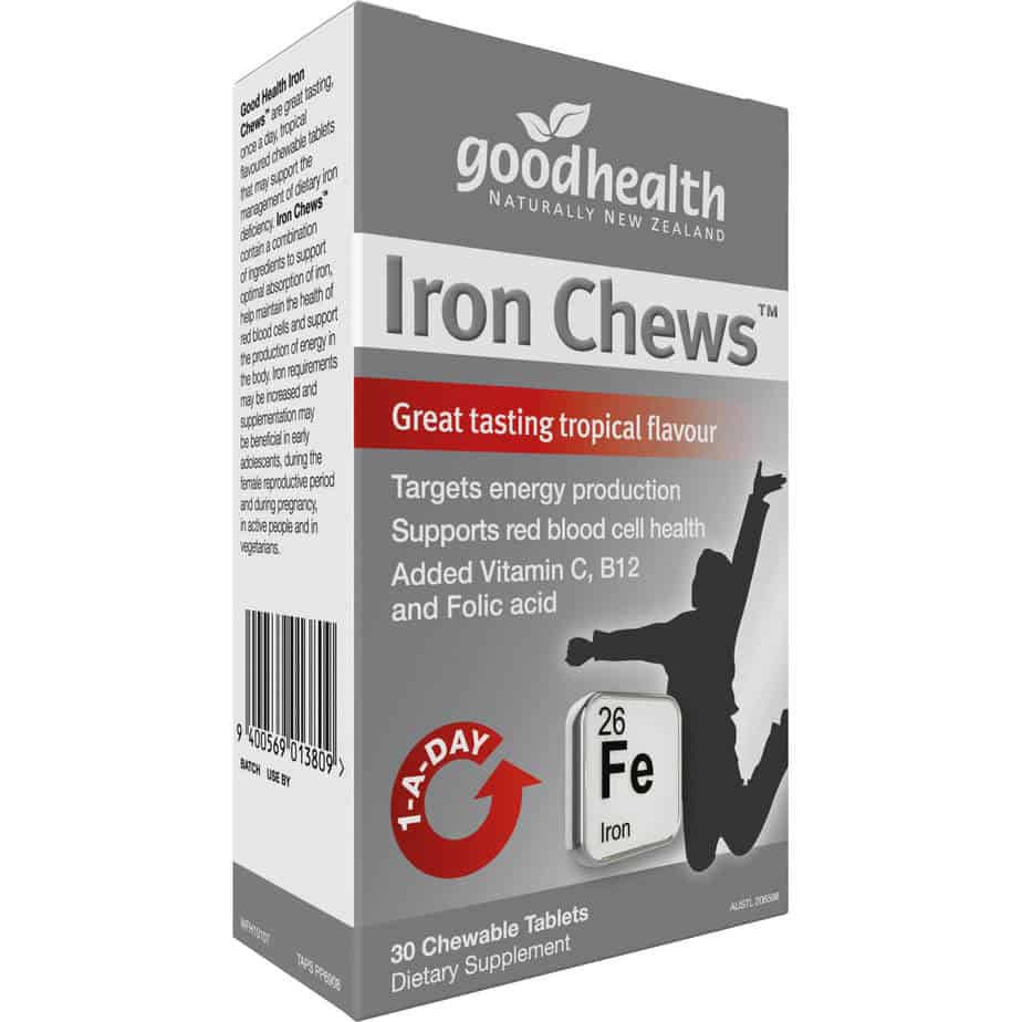 Good Health IRON CHEWS - chewable tablet 30's-0