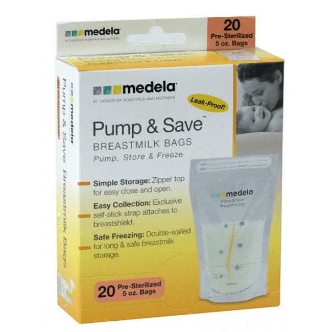MEDELA PUMP & SAVE Breast Milk Storage Bags 20s-0