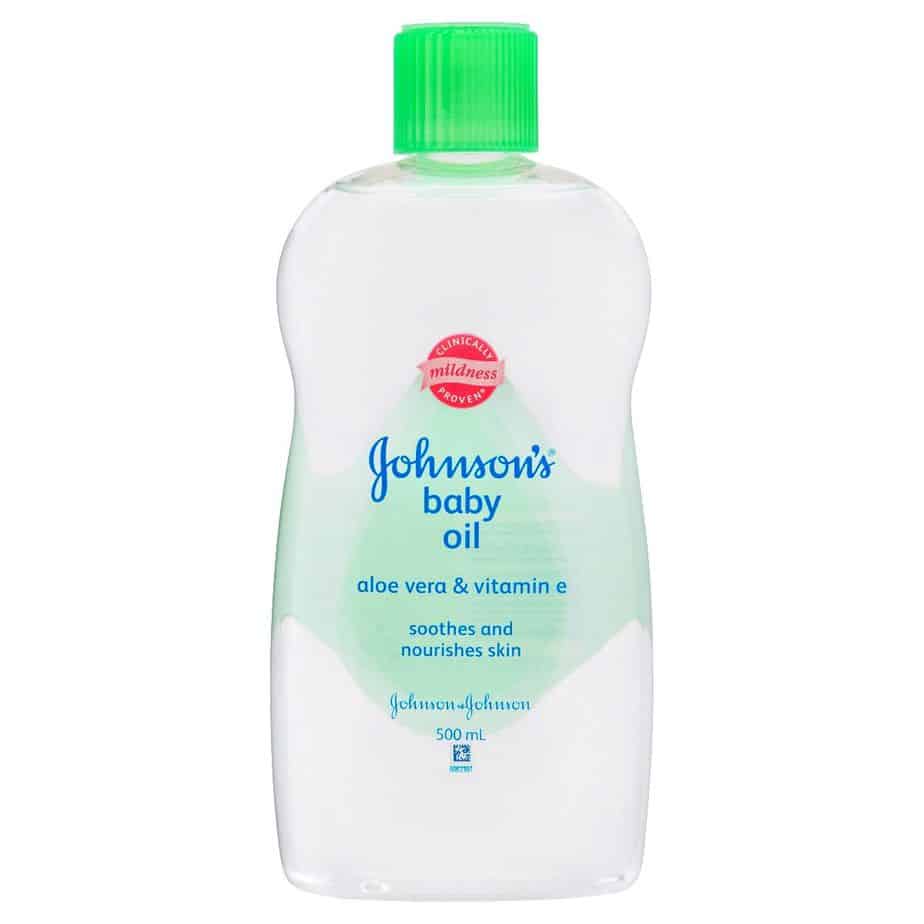 JOHNSON'S Baby Oil Aloe Vera & Vitamin E 500mL-1193