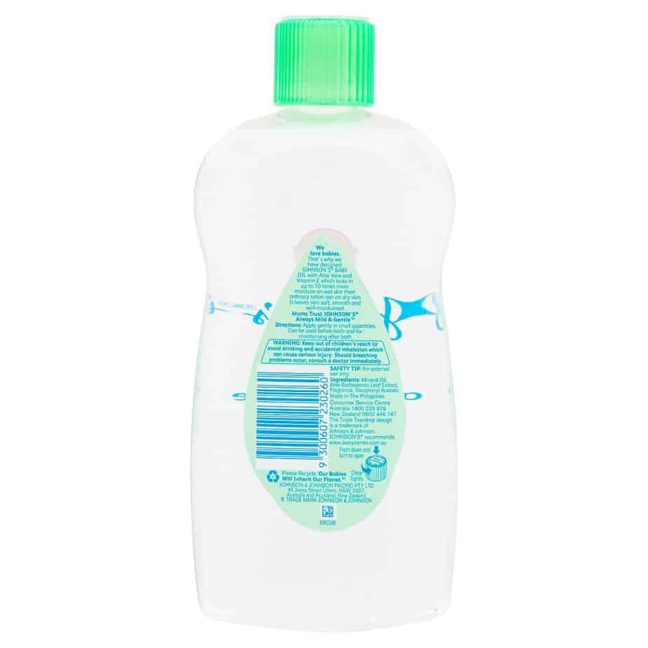 JOHNSON'S Baby Oil Aloe Vera & Vitamin E 500mL-1194