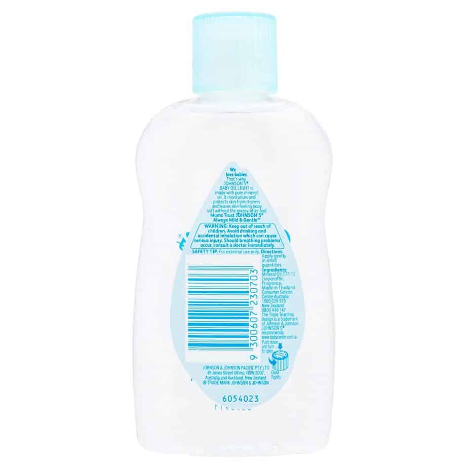JOHNSON'S Baby Oil Lite 125mL-1196