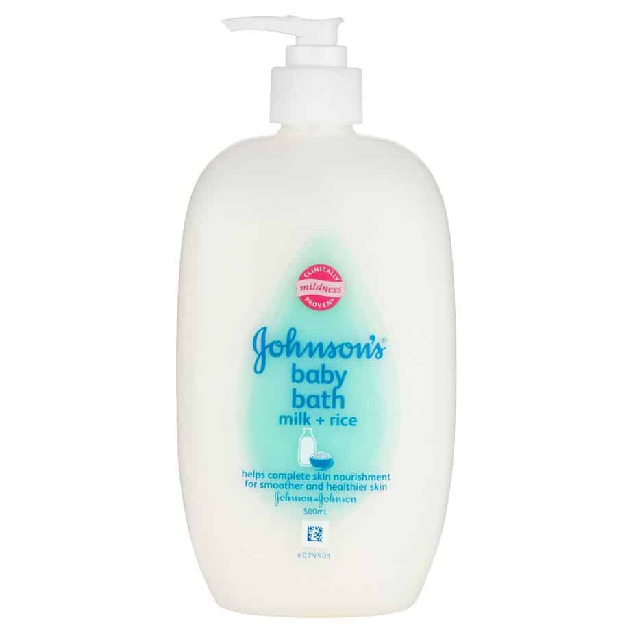 JOHNSON'S Baby Milk + Rice Bath 500mL-1183
