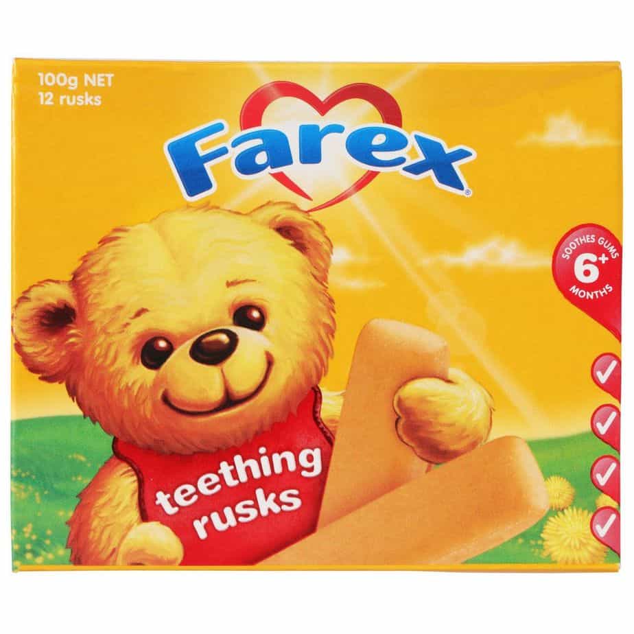 Farex Teething Rusks 12pk-1075