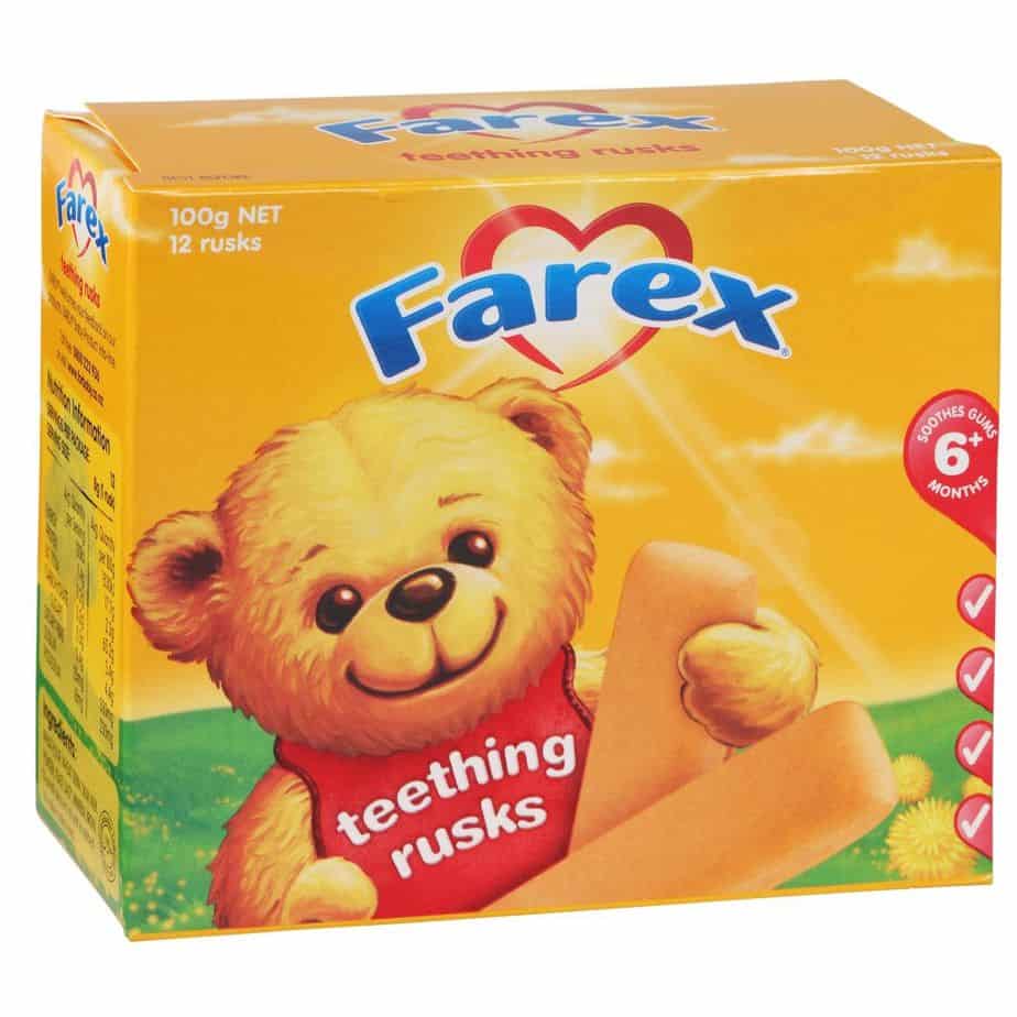 Farex Teething Rusks 12pk-0