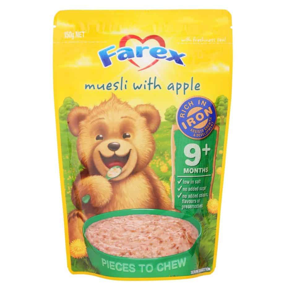 Farex Baby Cereals - Apple Muesli-1083