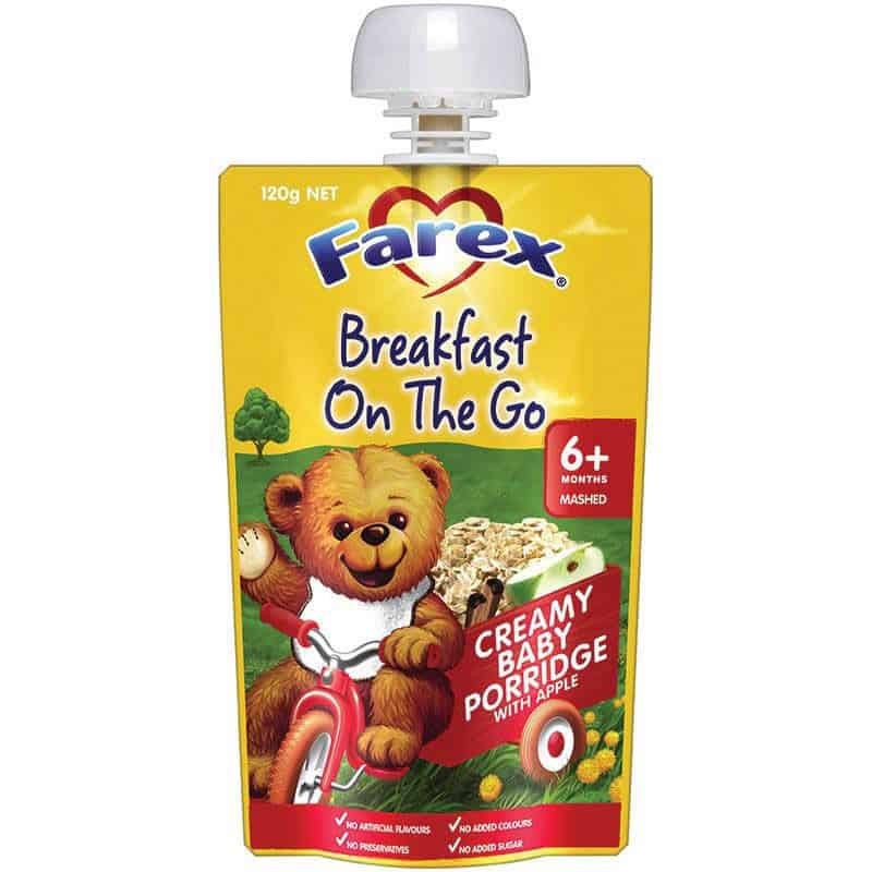 Farex Baby Pouch - Apple Porridge 120g-0