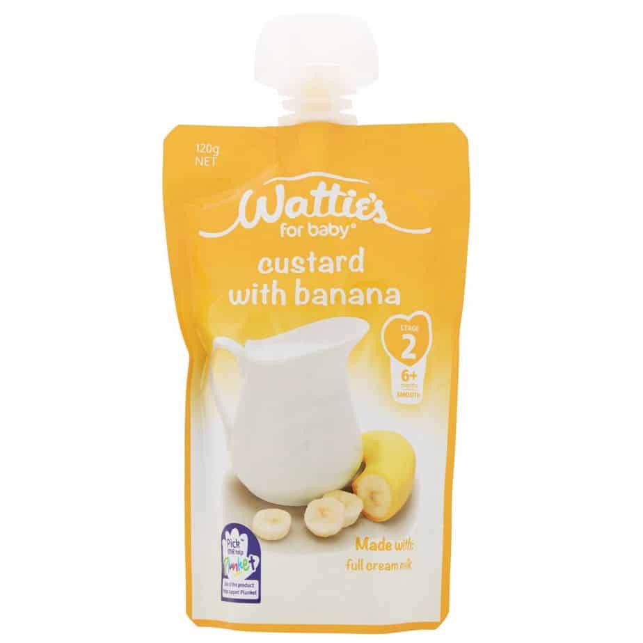 Wattie's Baby Food 120g Pouch (Stage 2) - Banana Custard-1130