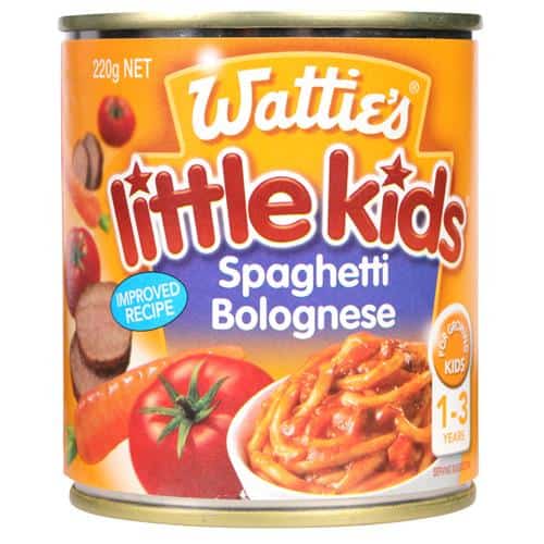 Wattie's Little Kids Spaghetti Bolognese-0