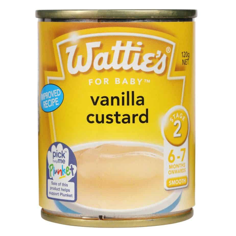 Wattie's Baby Food 120g Can (Stage 2) - Vanilla Custard-1092
