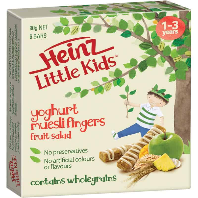 Heinz Little Kids Muesli Fingers - Fruit Salad-0
