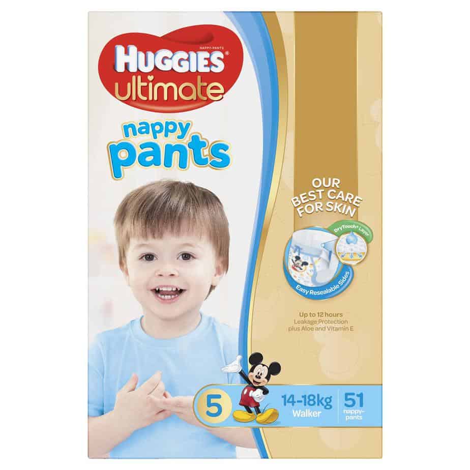 Huggies® Ultimate Nappy Pants Walker Boy 14-18kg Jumbo 51s-1763
