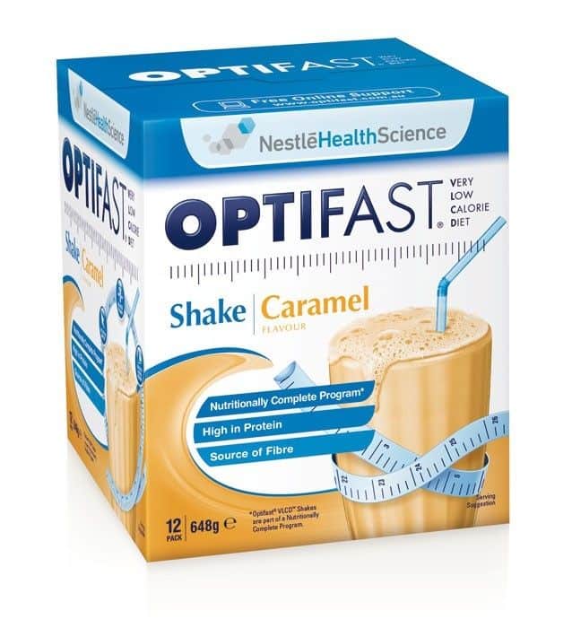 Optifast Caramel Shake 12 sachets x 53g each-0