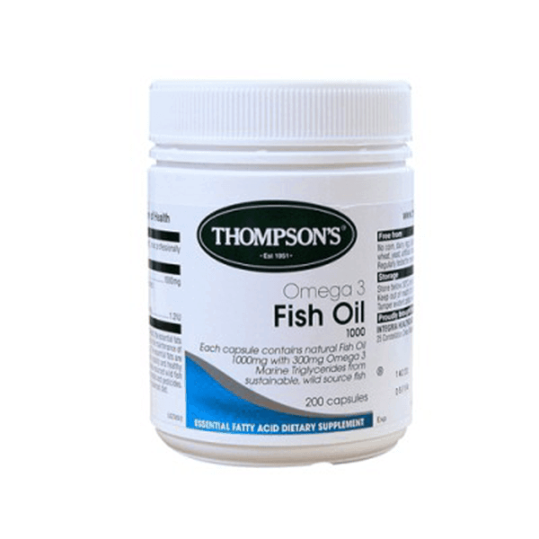 THOMPSONS Fat Acid Fish Oil Omega 3 200s-0