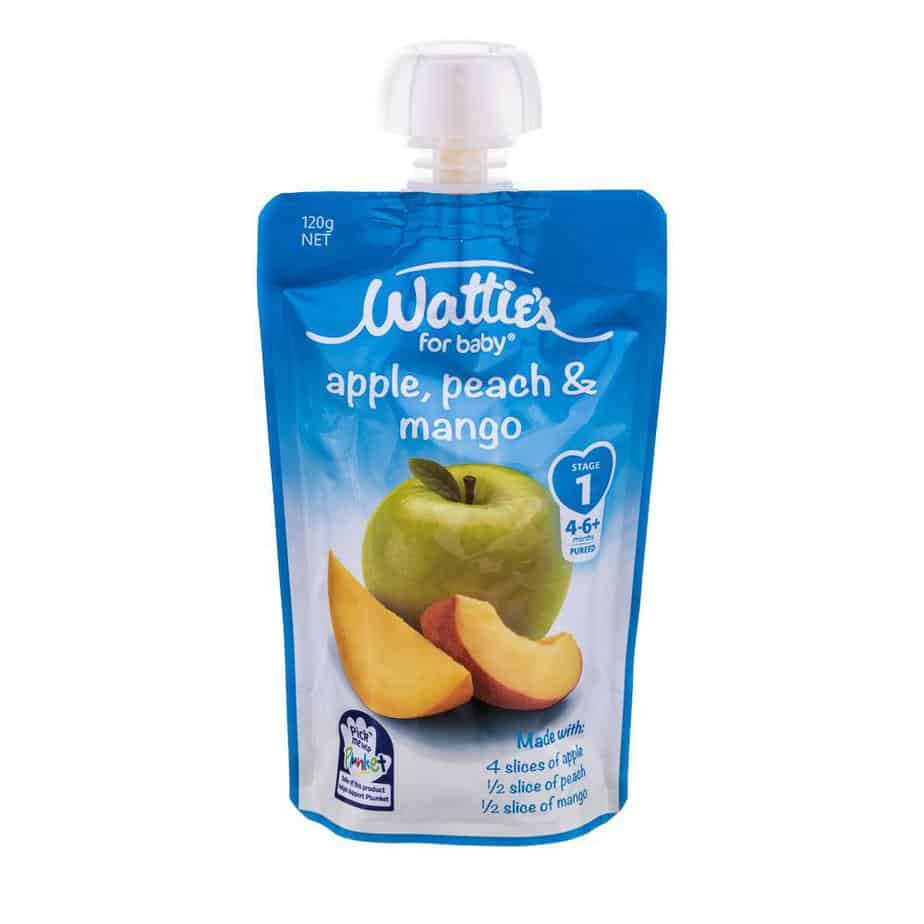 Wattie's Baby Food 120g Pouch (Stage 1) - Pear, Banana & Apple-0