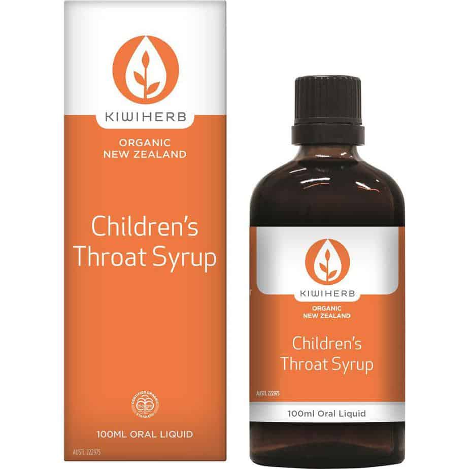 Kiwiherb Children's Throat Syrup 100ml-0