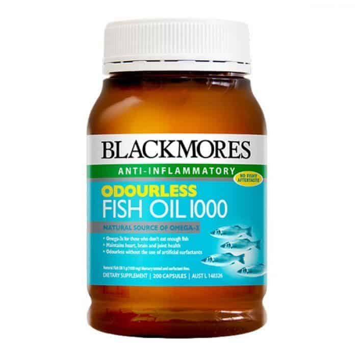 Blackmores Odourless Fish Oil 1000mg 200Cap minis-0