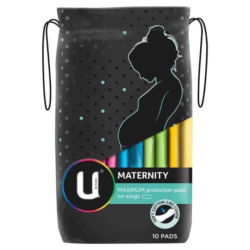 U by Kotex Maternity Pads, 10 Pads-0