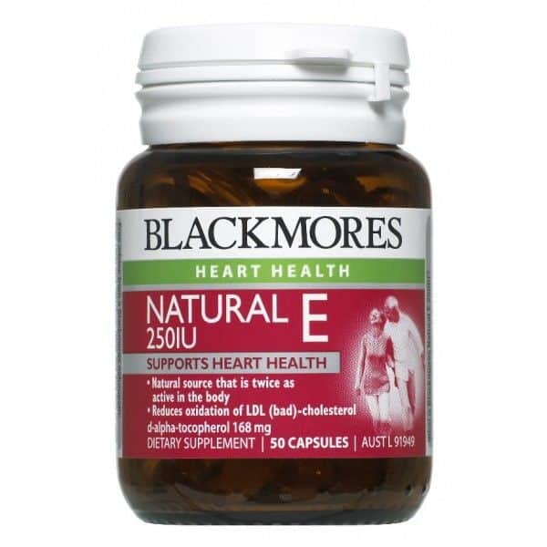 Blackmores Vitamin E Caps 250IU 50-0