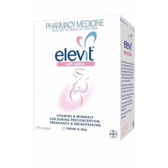 ELEVIT with Iodine Tablets 100-12
