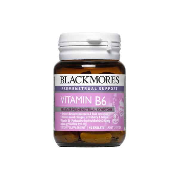 Blackmores S/R Vit B6 240mg 42 Tabs-0