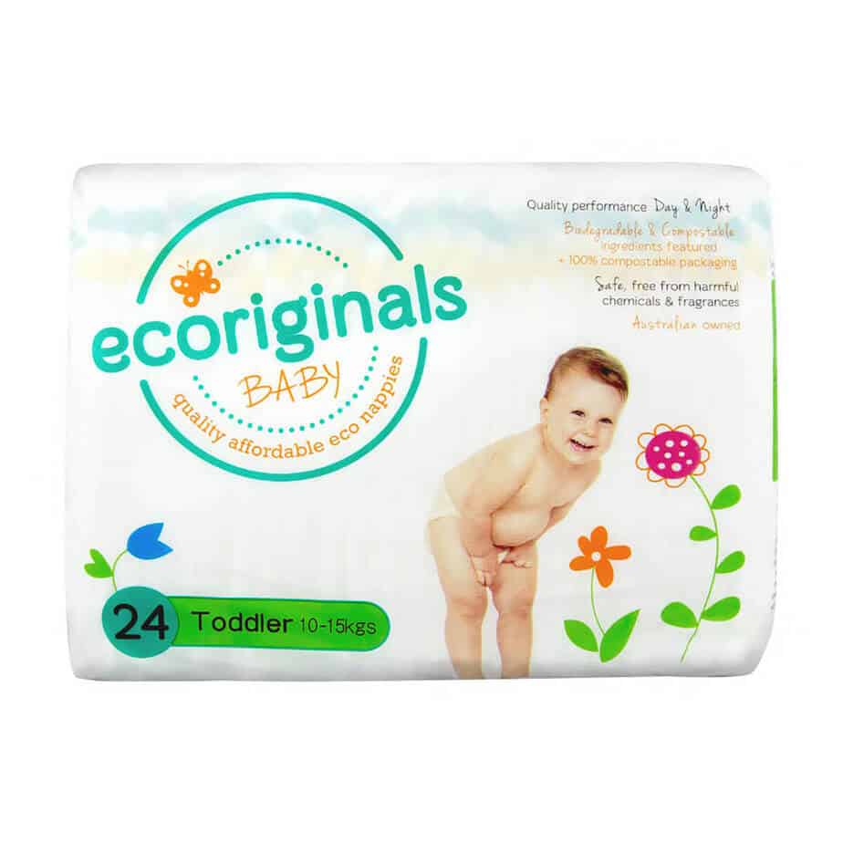 Ecoriginal Bio Nappies Stage 4 (Toddler 10-15 kg) - 24 Nappies-0