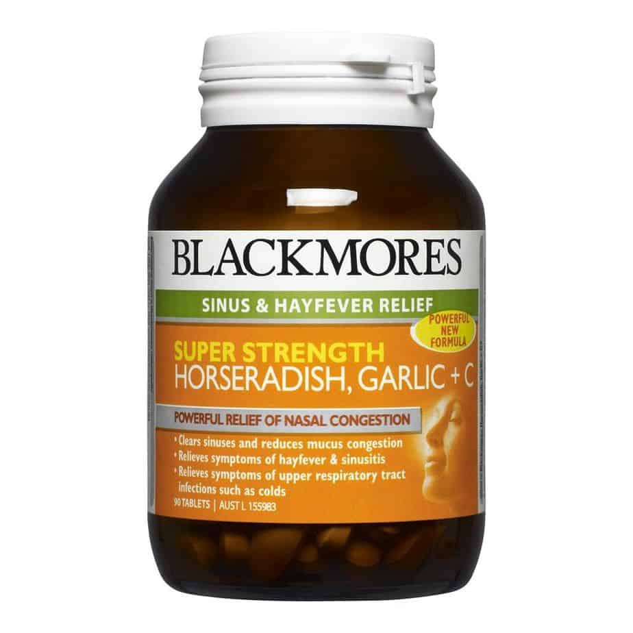 Blackmores Horseradish Garlic + C Tabs-0