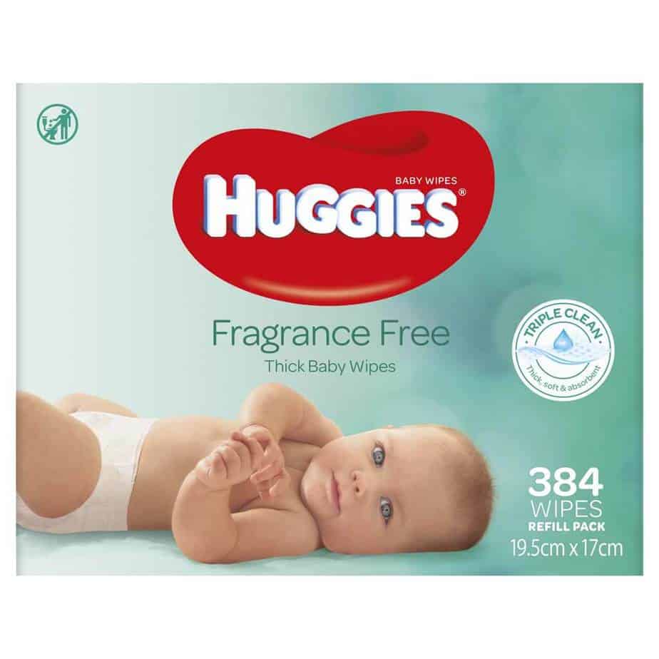 Huggies® Baby Wipes Fragrance Free Mega 384s-7686