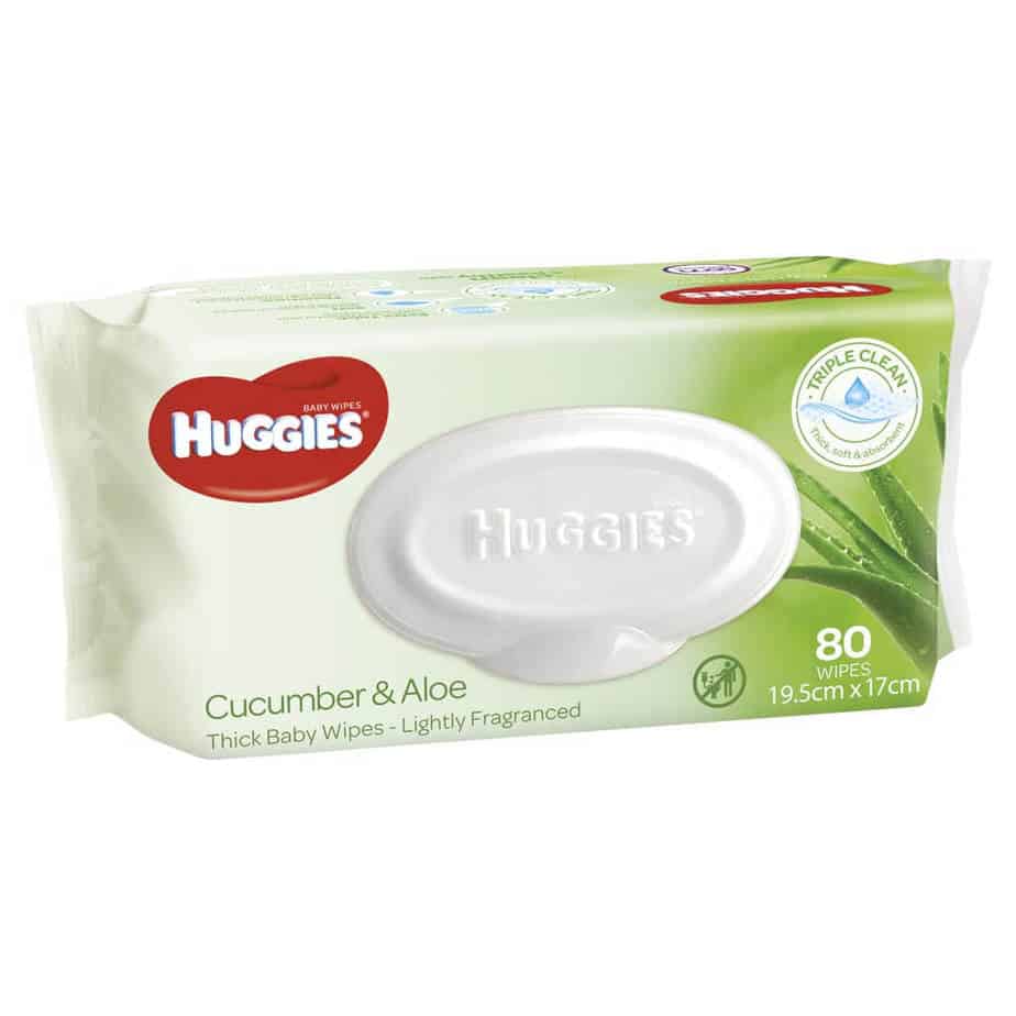 Huggies Baby Wipes Cucumber & Aloe 80s-0
