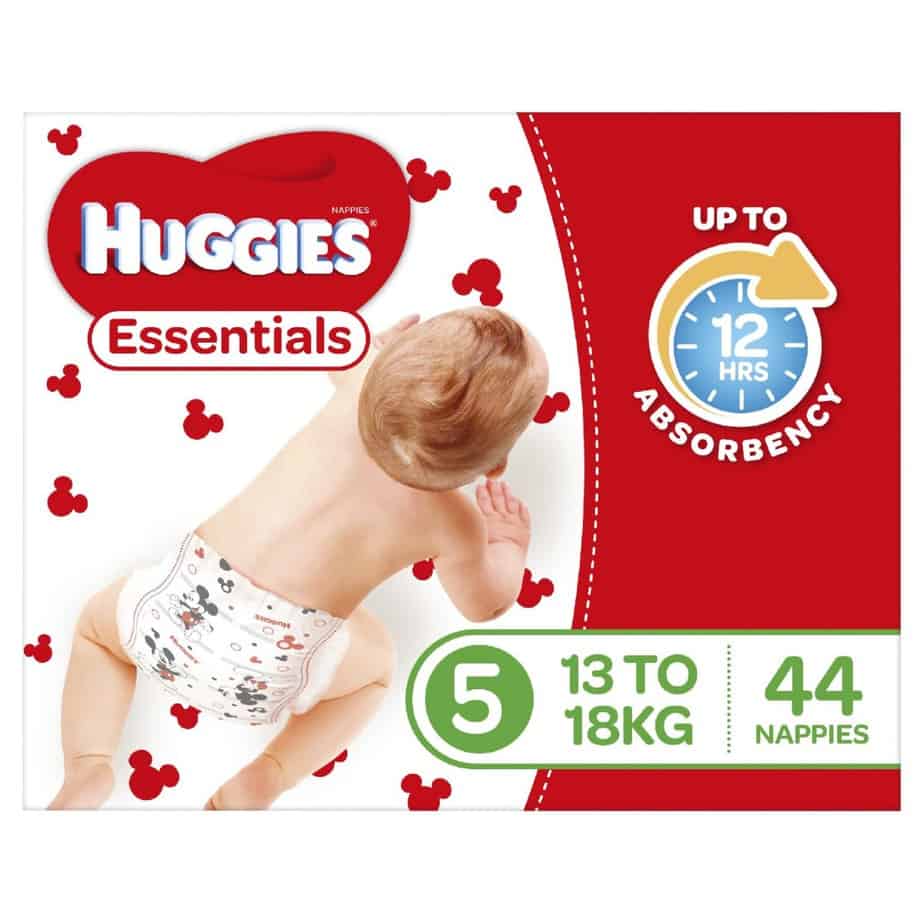 Huggies Essentials Range - Stage 5 Unisex 13-18kg (Walker) 44s-10949