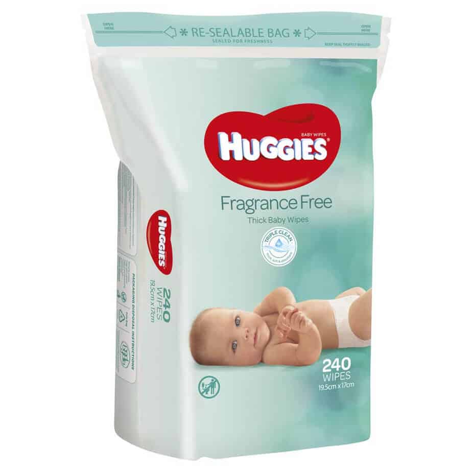 Huggies® Baby Wipes Fragrance Free Jumbo 240s-0