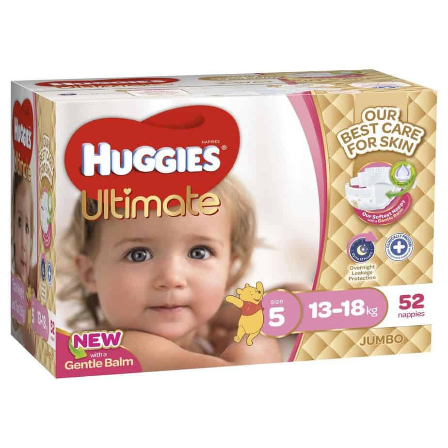Huggies Ultimate Walker Nappies Girl Jumbo 52s-0