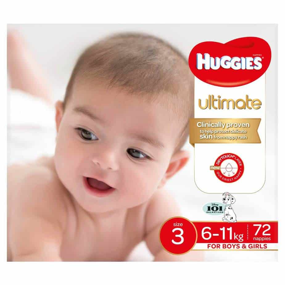 Huggies Ultimate Crawler Nappies - Unisex - Jumbo Box - 72s-7837