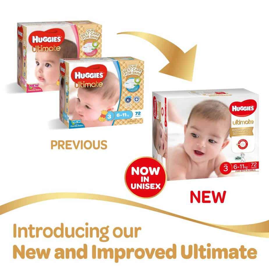 Huggies Ultimate Crawler Nappies - Unisex - Jumbo Box - 72s-7839