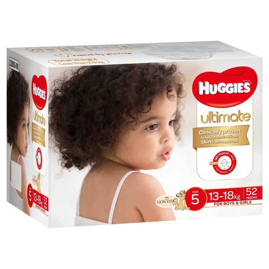 Huggies Ultimate Walker Nappies Boy - Unisex - Jumbo Box - 52s-7856