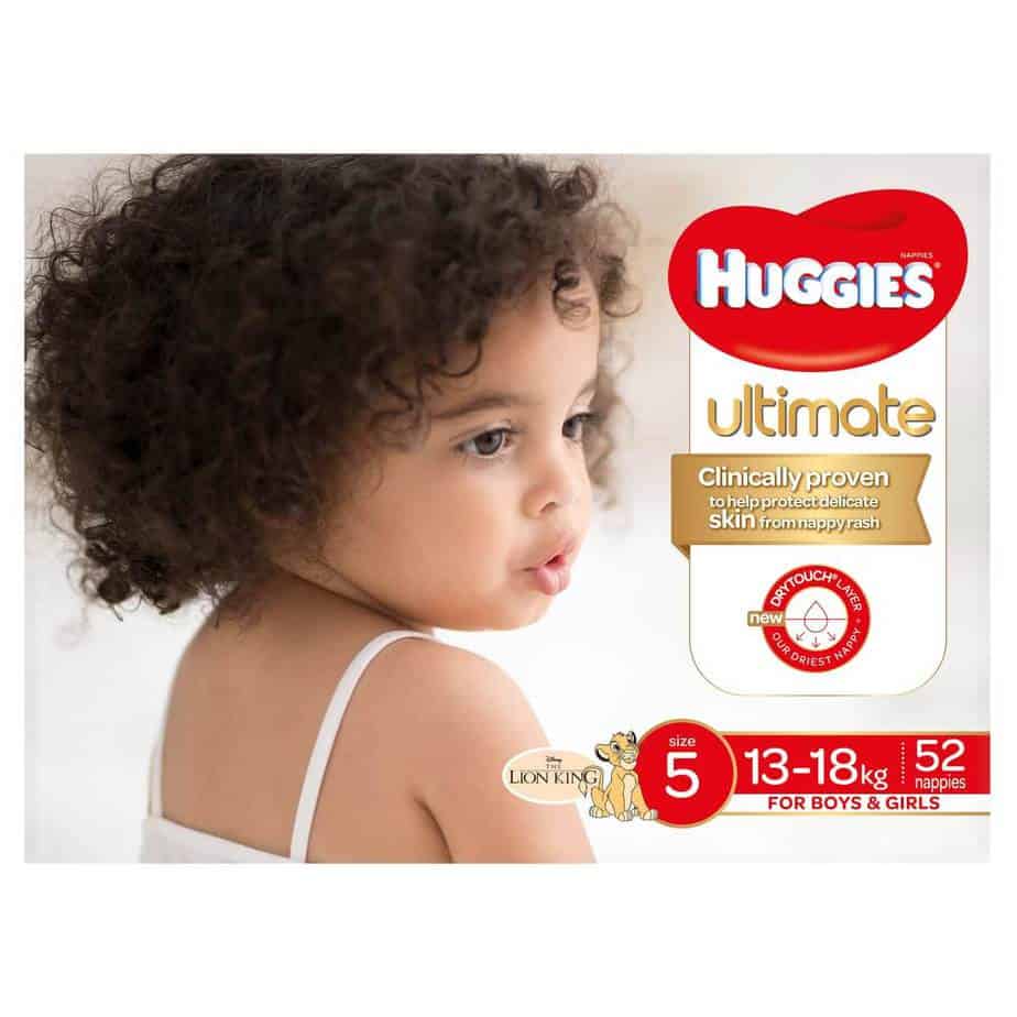 Huggies Ultimate Walker Nappies Boy - Unisex - Jumbo Box - 52s-7857