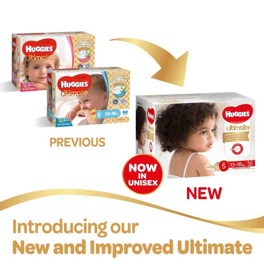 Huggies Ultimate Walker Nappies Boy - Unisex - Jumbo Box - 52s-7859
