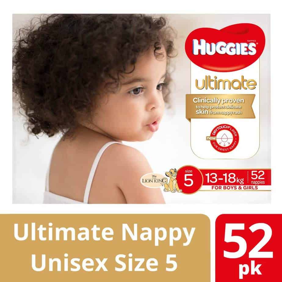 Huggies Ultimate Walker Nappies Boy - Unisex - Jumbo Box - 52s-7855