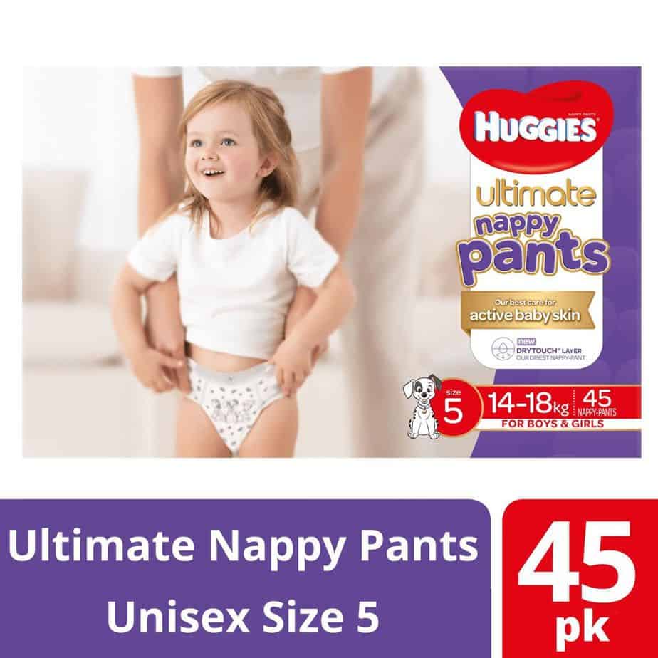 Huggies Ultimate Nappy Pants - Size 5 (Walker 14-18kg) - Unisex - Jumbo Box - 50s-8540