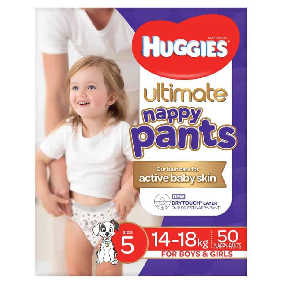 Huggies Ultimate Nappy Pants - Size 5 (Walker 14-18kg) - Unisex - Jumbo Box - 50s-7751