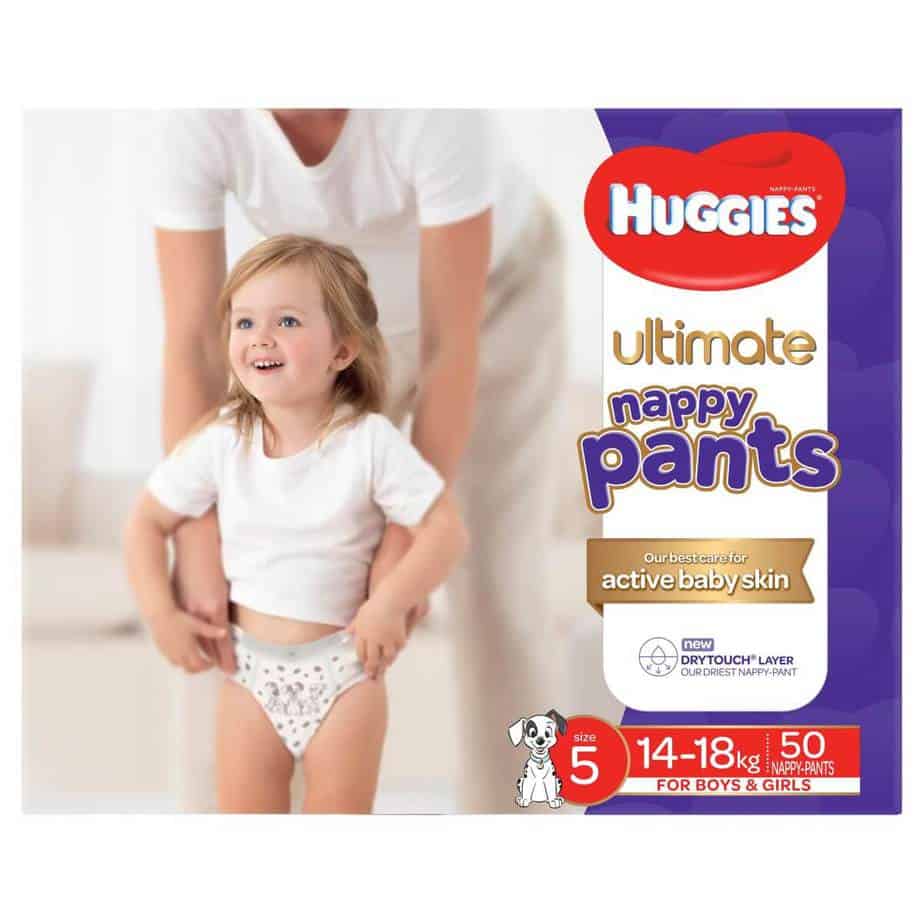 Huggies Ultimate Nappy Pants - Size 5 (Walker 14-18kg) - Unisex - Jumbo Box - 50s-7750